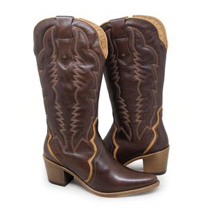 Bota Nashiville Couro Terracota - NAS004