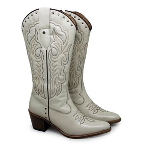 Bota Nashiville Couro Cristal Terracota - NAS002