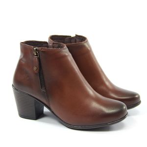 Bota New Fiji Couro Mogno - NFI3013