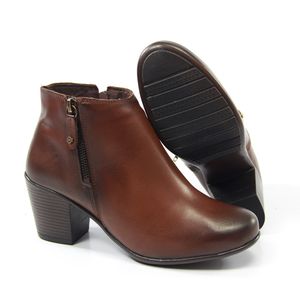 Bota New Fiji Couro Mogno - NFI3013