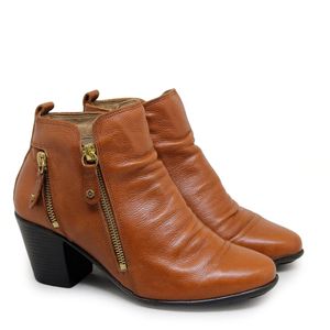 Bota New Fiji Couro Tan - NFI003