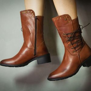 Bota Liege Couro Pinhao Old - LIE013