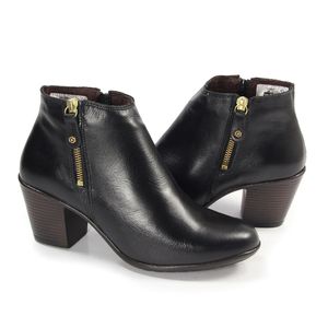 Bota New Fiji Couro Preto - NFI3013