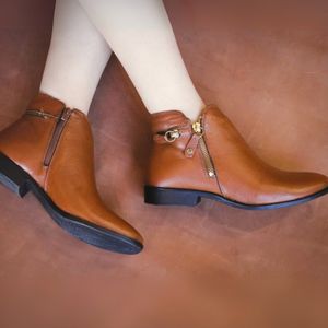 Bota Luna Couro Tan - LUN002