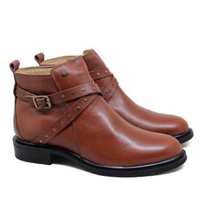 Bota Diana Couro Mogno - DIA018