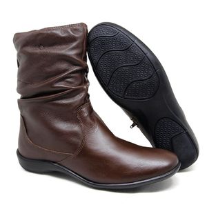 Bota Angel Couro Terracota - ANG001