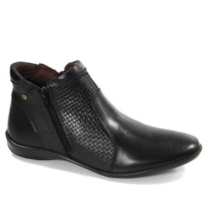 Bota Angel Couro Preto - ANG012G