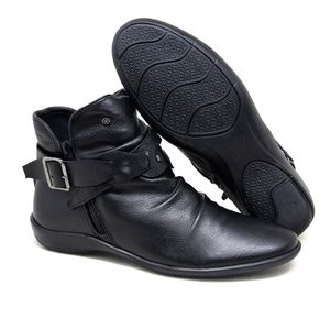 Bota Angel Couro Preto - ANG024G