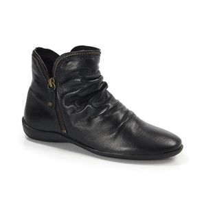 Bota Angel Couro Preto Lustro - ANG820G