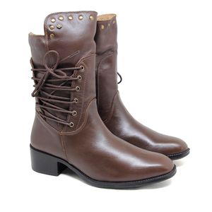 Bota Liege Couro Terracota - LIE013