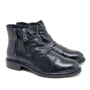 Bota Diana Couro Preto - DIA016
