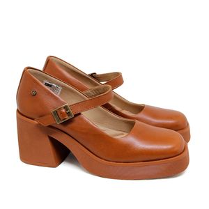 Sapato Stuttgart Couro Tan - STU006
