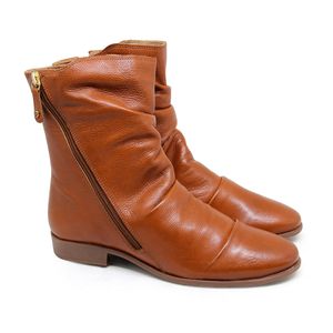 Bota Luna Couro Tan - LUN004V