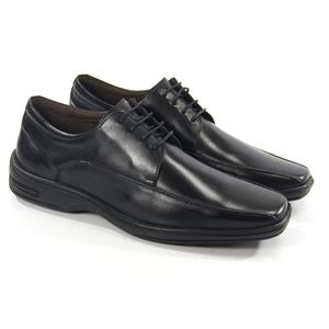 Sapato Medelin Couro Preto - MED003