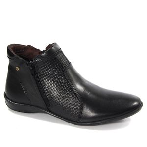 Bota Angel Couro Preto - ANG012