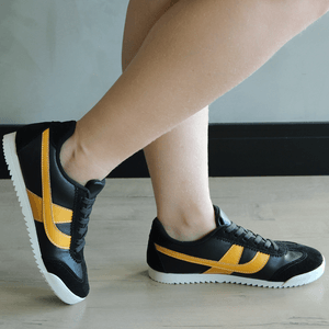 Tenis Liane Preto Star Branco - LIA001