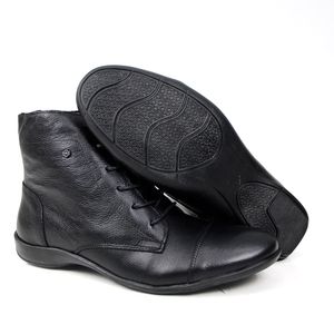 Bota Angel Couro Preto - ANG018