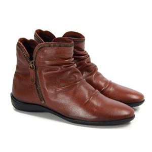 Bota Angel Couro Mogno - ANG811G