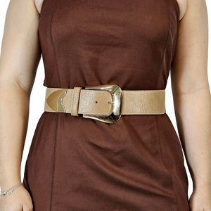 Cinto Elastico Ilhos e Fivela Nude - CTF324