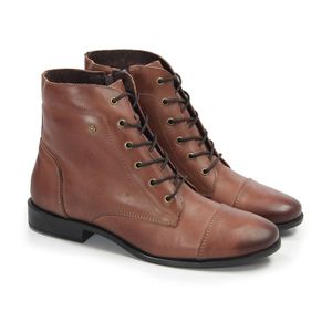 Bota Luna Couro Pinhao - LUN688
