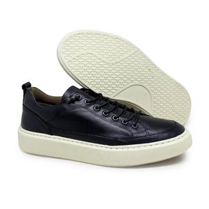Tenis Detroit Couro Roma Preto - DET023