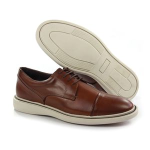 Sapato Rotterdam Couro Pinhão - ROT001