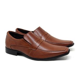Sapato Zurich Couro Mogno - ZUR007