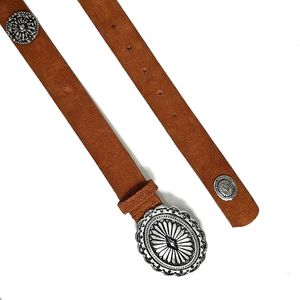 Cinto Camurca Fivela Boho Tan - CTF2505