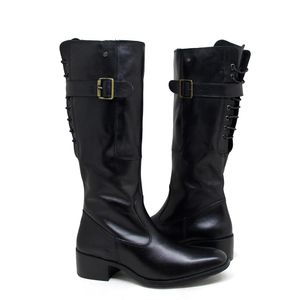 Bota Liege Couro Preto - LIE016