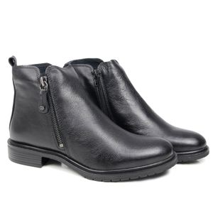 Bota Diana Couro Preto - DIA017