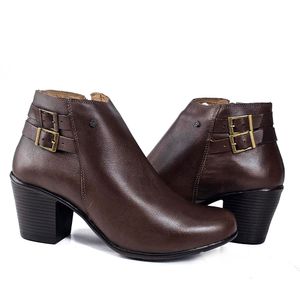 Bota New Fiji Couro Terracota - NFI001