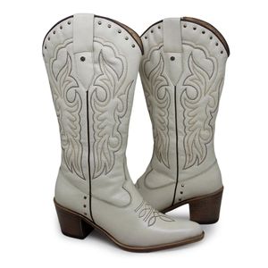 Bota Nashville Couro Cristal Terracota - NAS002