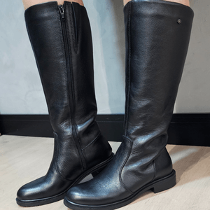 Bota Diana Couro Preto - DIA022