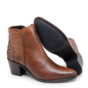 Bota New Western Couro Tan - NWE015