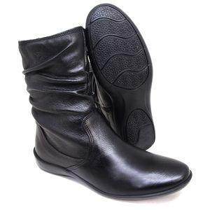 Bota Angel Couro Preto - ANG001G