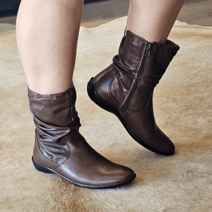 Bota Angel Couro Terracota - ANG001
