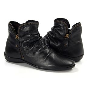 Bota Angel Couro Preto - ANG811