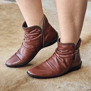Bota Angel Couro Mogno - ANG811G