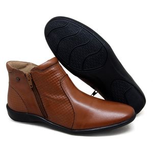 Bota Angel Couro Pinhao - ANG012G