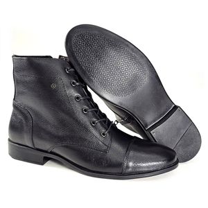 Bota Luna Couro Comfort Preto - LUN688