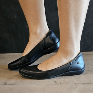 Sapatilha Angel Couro Roma Preto - ANG1031L