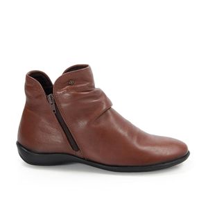 Bota Angel Couro Comfort Mogno - ANG820