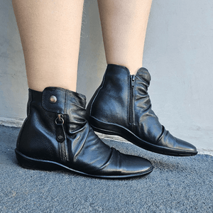 Bota Angel Couro Preto - ANG867