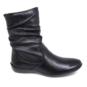 Bota Angel Couro Preto - ANG001G