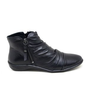 Bota Angel Couro Preto - ANG020