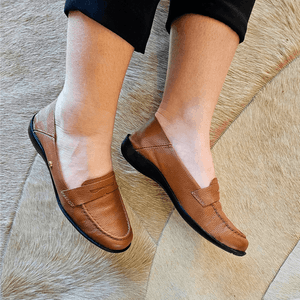 Sapatilha Angel Couro Roma Tan - ANG1032L
