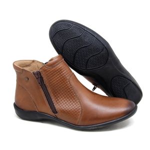 Bota Angel Couro Tabaco Old - ANG012G