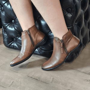 Bota Angel Couro Tan Vintage - ANG013