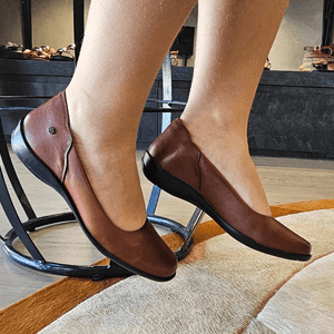 Sapatilha Angel Couro Roma Pinhao - ANG1031L