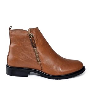 Bota Diana Couro Tan - DIA017